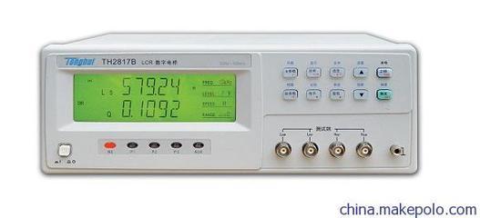 供應(yīng)Tonghui/同惠TH2817B/數(shù)字電橋/元器件測試儀/LCR電橋 - 供應(yīng)Tonghui/同惠TH2817B/數(shù)字電橋/元器件測試儀/LCR電橋廠家 - 供應(yīng)Tonghui/同惠TH2817B/數(shù)字電橋/元器件測試儀/LCR電橋價格 - 東莞市軒寧電子 - 